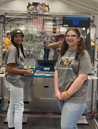 Rima at robotics workshop